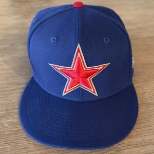 NWOT Dallas Cowboys New Era 59FIFTY Fitted Hat Blue/Red Limited edition SZ 7 5/8